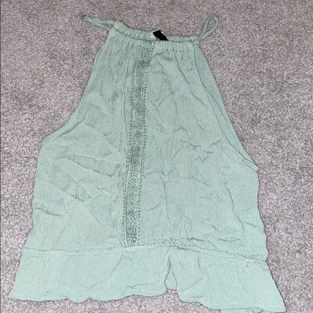 Light Olive Green Classy Tank